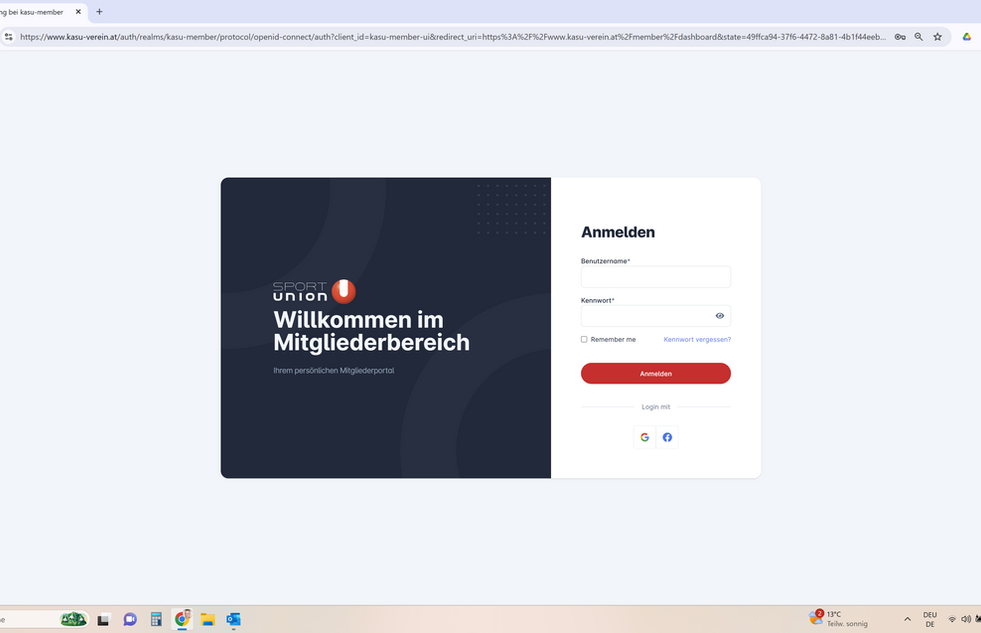 Member Login (Web)