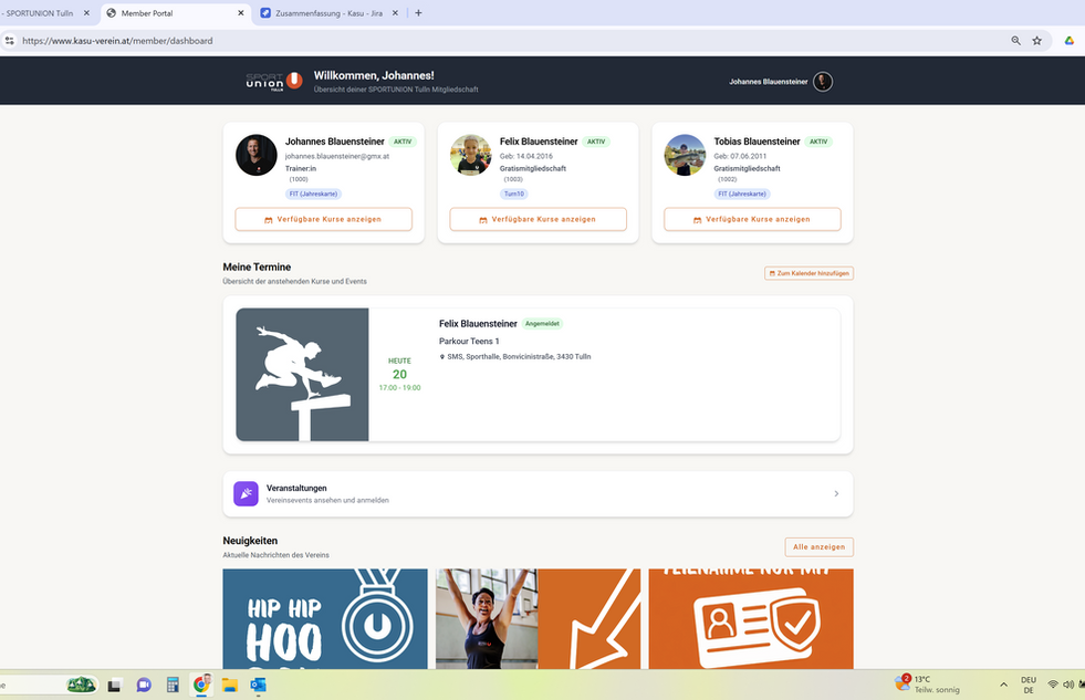 Member Portal (Web)